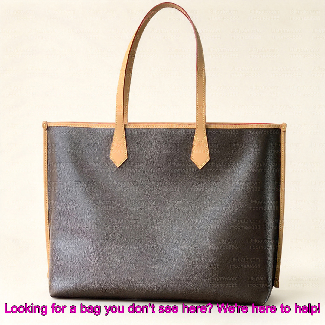12A All-New Mirror Quality Designer Walkaround Tote Bags for Men Women 54cm Large Capacity Travel Bag Canvas Cowhide Leather Shoulder Bag Brown Purs
