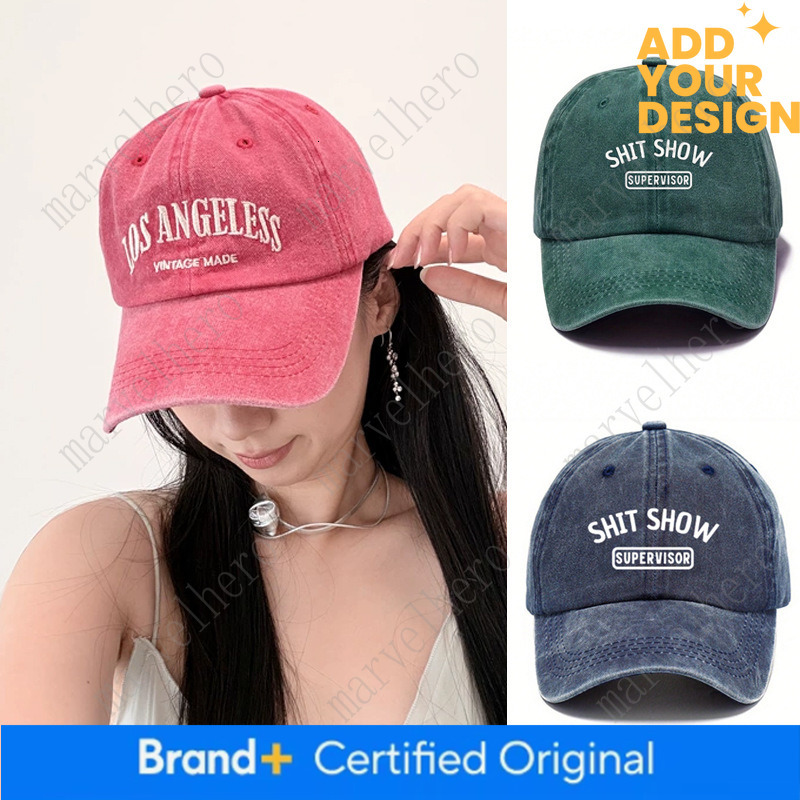Amazon S Best Selling Washed Cotton Baseball Cap With Letter Print Women S Soft Top Breathable And Sun Protective Cap Factory Wholesale