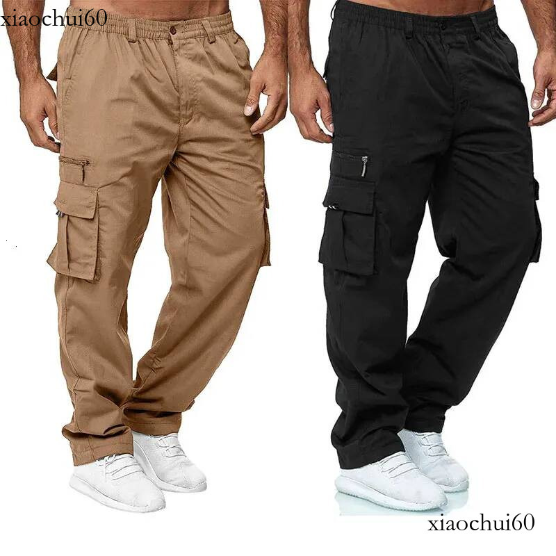 Sweatpants Jogger Casual Multi Pockets Military Trousers Tactical Cargo Baggy Pants Men 241106
