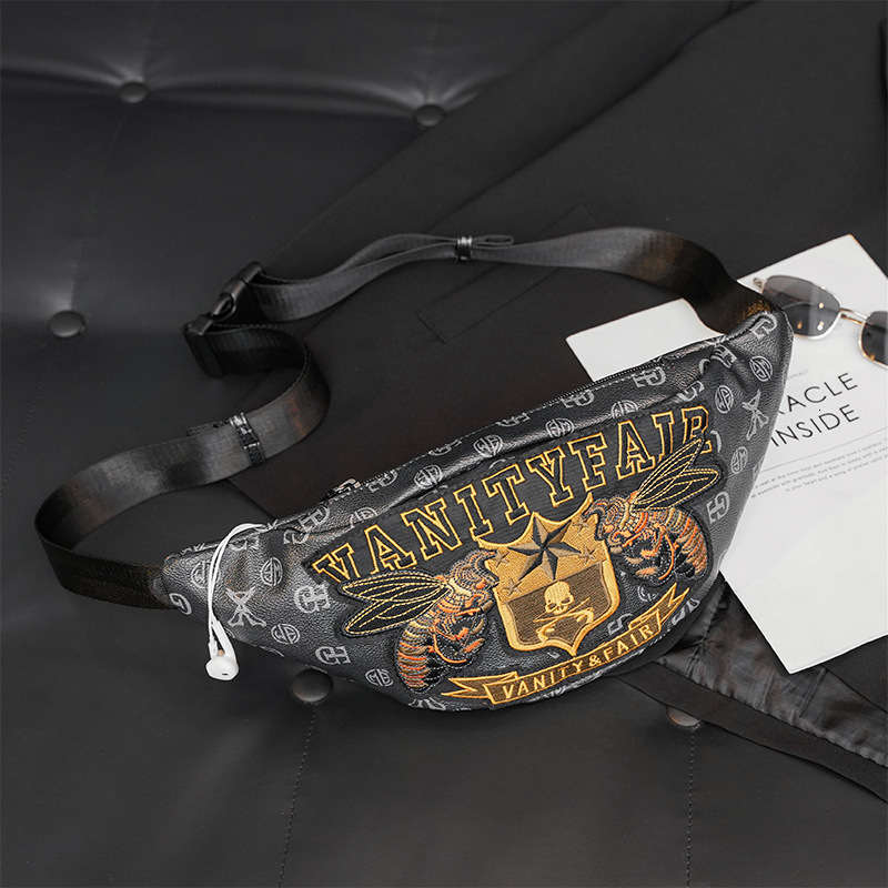 Luxury Brand Designer Bag Original Design Korean-Style Waist Fashionable For Young Men And Women, Small Chest Bag, Trendy Bag