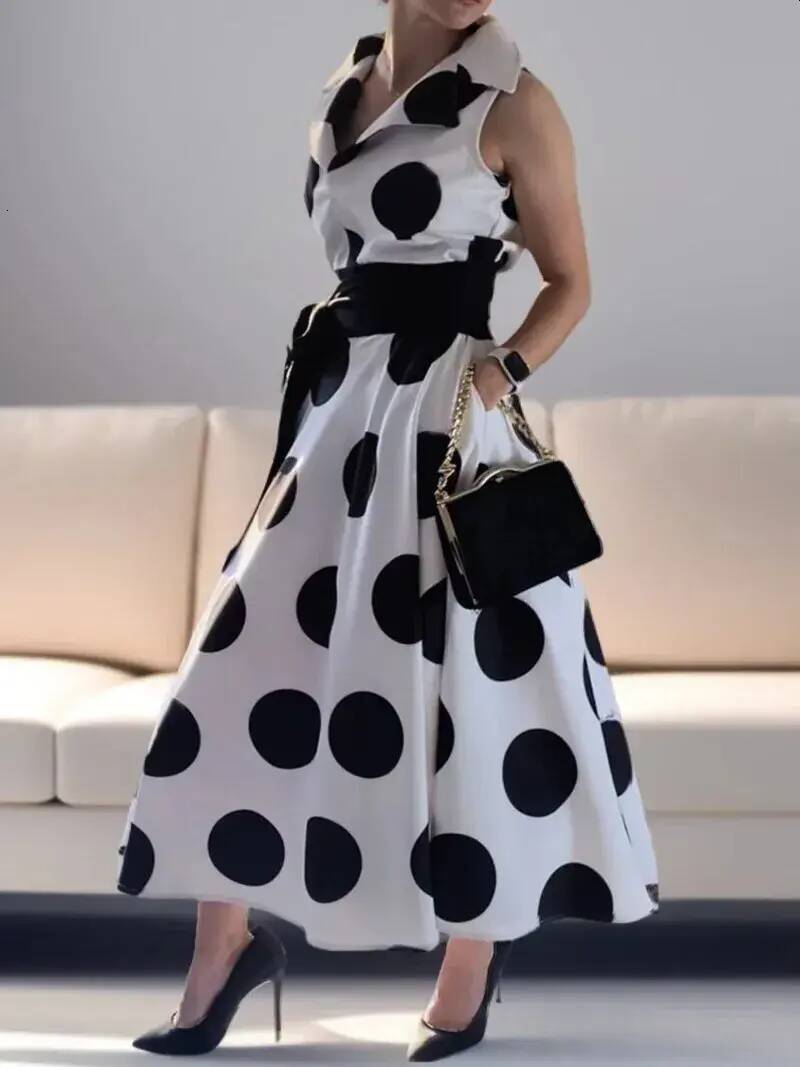 Urban Sexy Dress Modigirl Summer Ladies Polka bodycon Dots Elegant Dress Daily Xline Shirt For Women Party Evening Prom Dresses Women 185