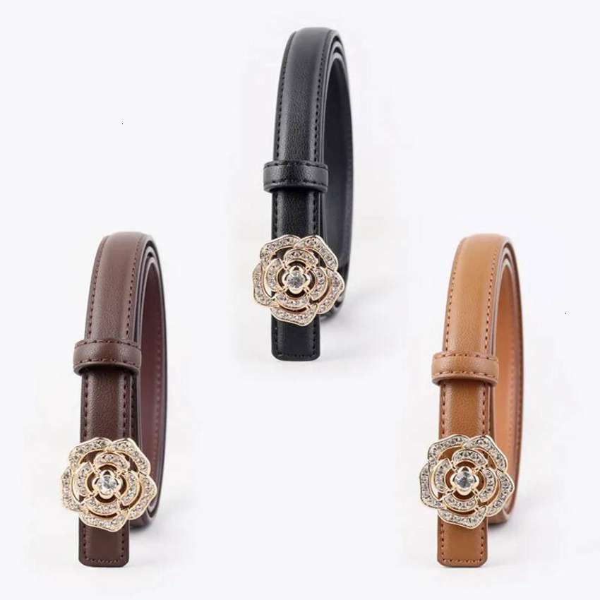 Universal Men Women Unisex Fashion Waist Belts New Designer Women's Automatic Belt Needle Smooth Round Buckle Fashion Accessories PU synthetic