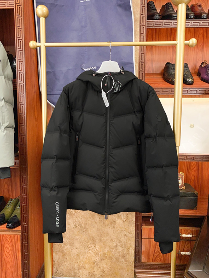 France Brand Designer's high-quality clothing high-end men's Grenoble ArcesaZ comfortable zip-up loose-fitting long hooded down jacket K68