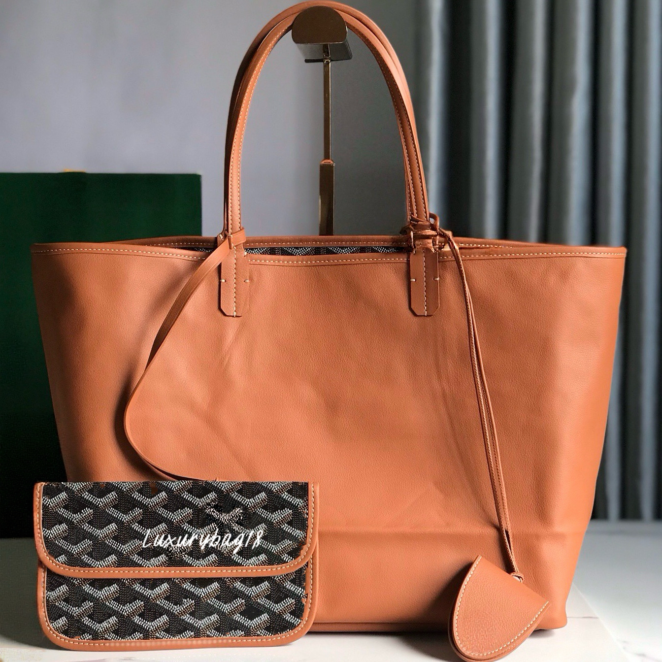 10A womens retro double sided handbag large capacity shopping tote bag comes with detachable small bag long handle convertible for commuting or trav