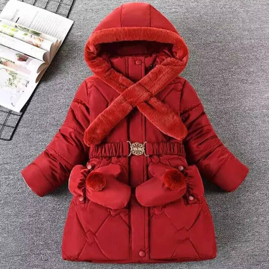 Multi-Piece Toddler Youth Outdoor Tracksuit Kits Boys Winter Down Jacket 6 7 8 9 10 11 12 Winter Fur Collar Keep Warm Fashion Princess Hooded Zipper