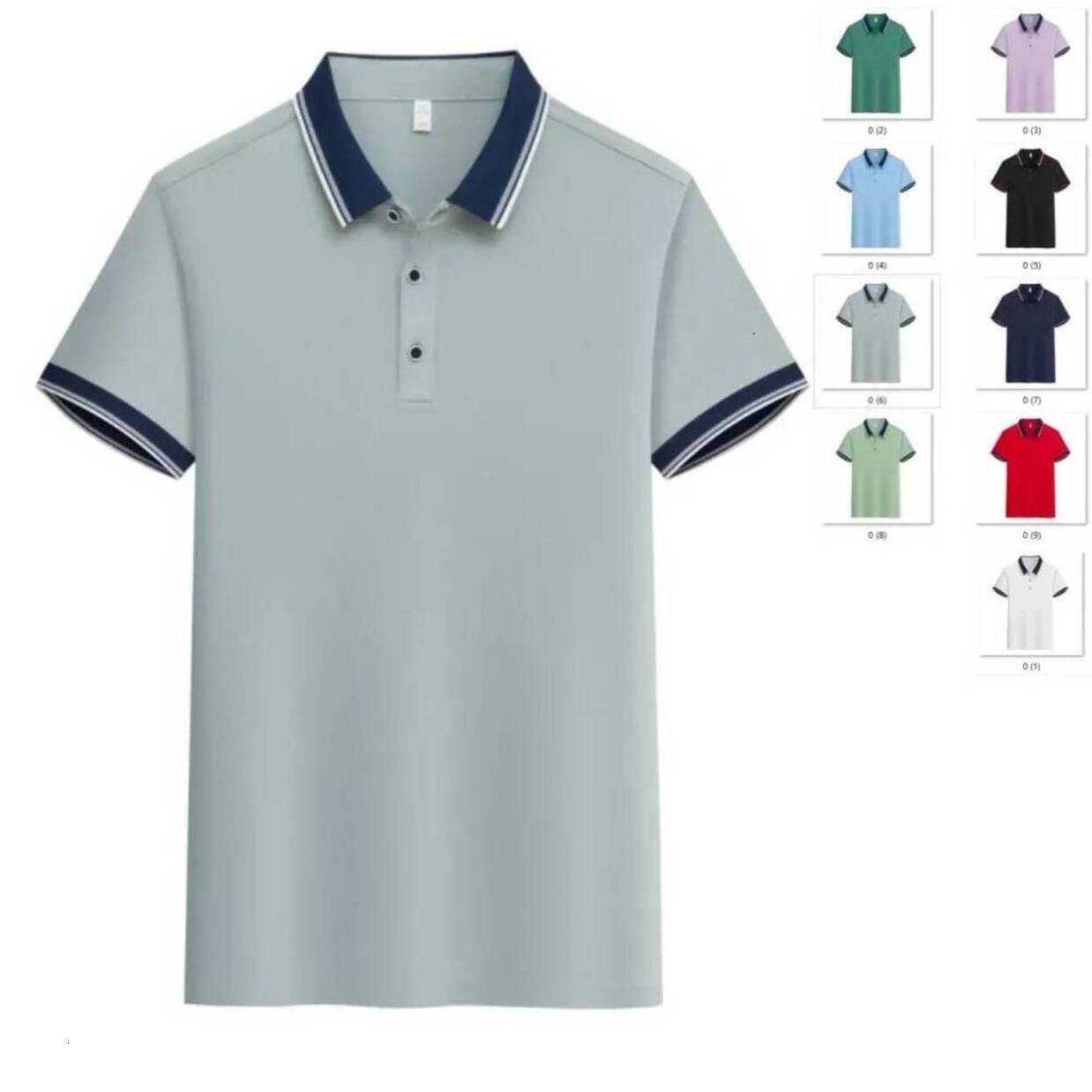Professional Performance Golf * fourway stretch swingunrestricted * TShirts Style Contrast Collar * Polo Shirt Slim Fit Short Sleeved Lapel T Shi