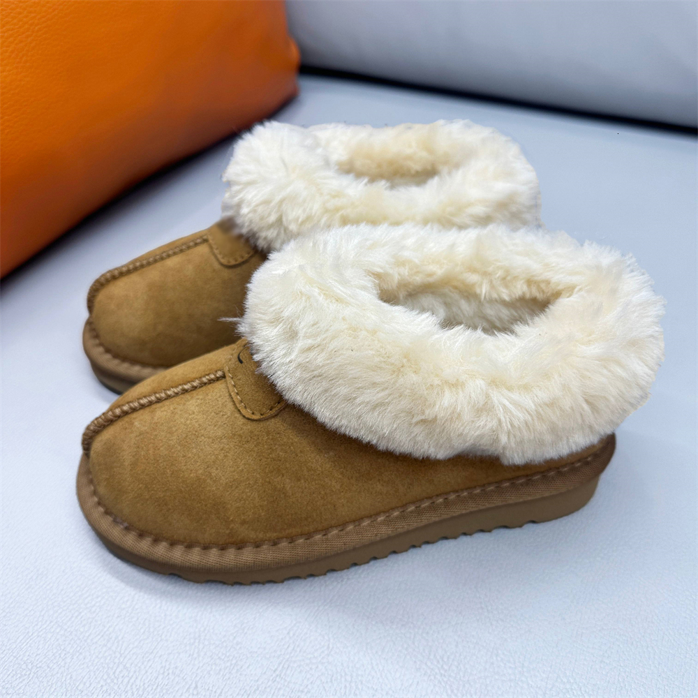 Kids Tasman Slippers Toddler Plush Slide Australia Snow Children Shoes Winter Boots Classic Mini Boot Baby Fur Booty Boys Girls Ankle Child Suede Bo