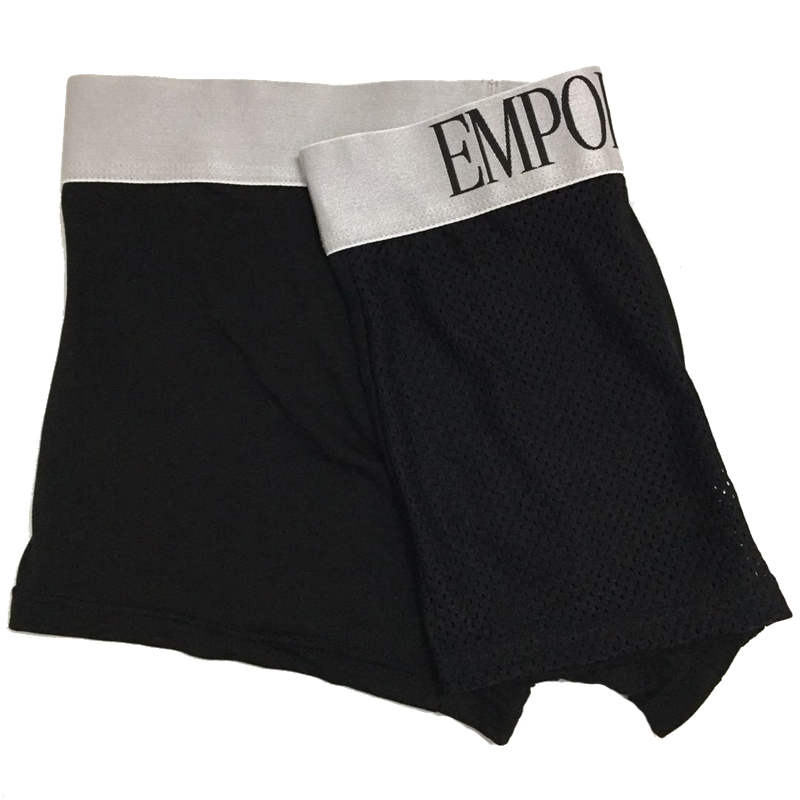 Breathable Modal Comfort 5 Pack Designer Men Sexy Underwear Boxer Briefs Mesh Hollow Fashion Casual Daily Wear Male Underpants M to 3XL