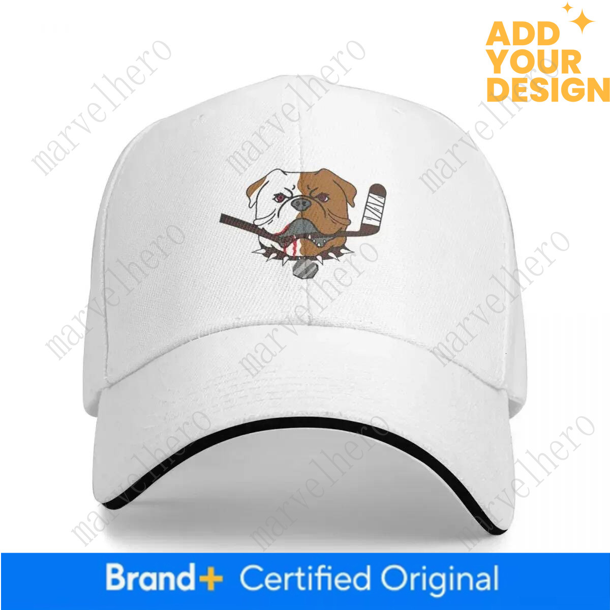 SHORESY Sudbury Bulldogs Logo Cap Fashion Casual Caps Adjustable Hat Hip Hop Summer Unisex Baseball Hats