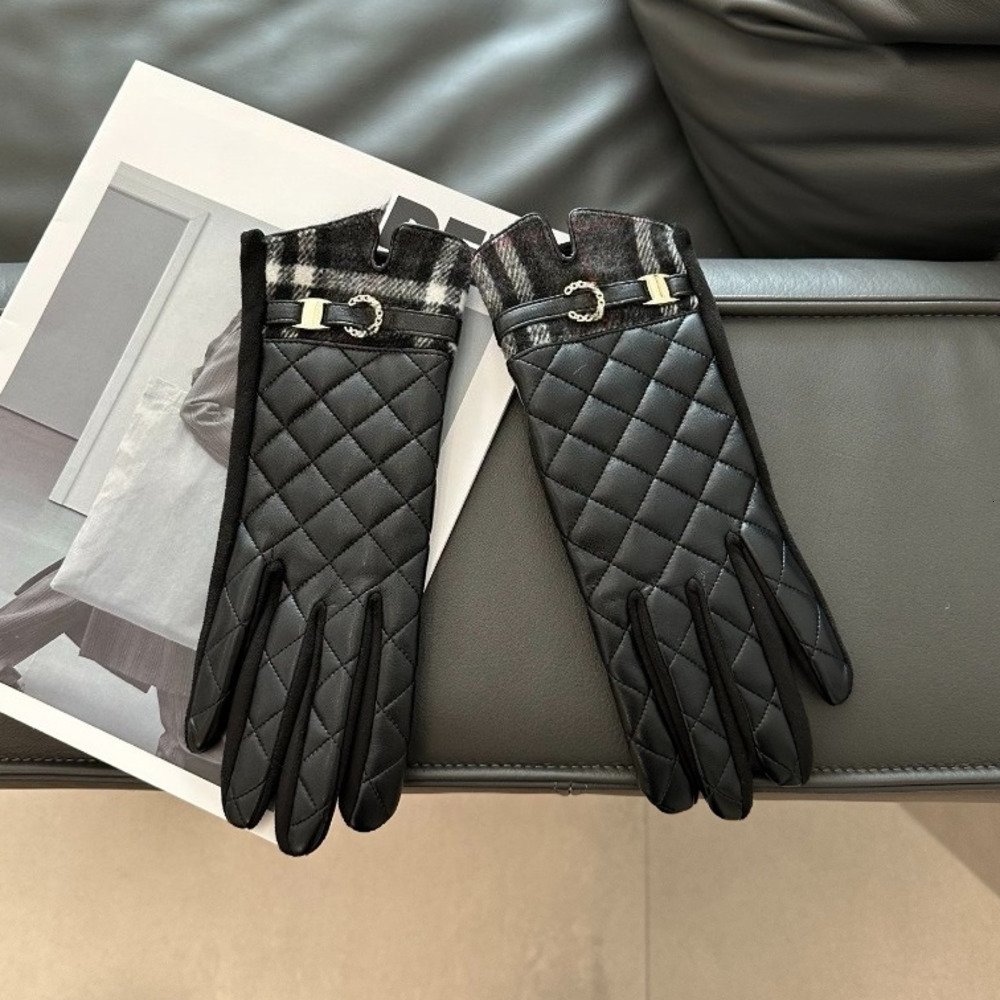 Five Fingers Gloves Five Fingers Gloves Leather Gloves Luxury Mens and Womens Designer Gloves Winter Warm Fashion Leather Glove Brand Letters Gloves