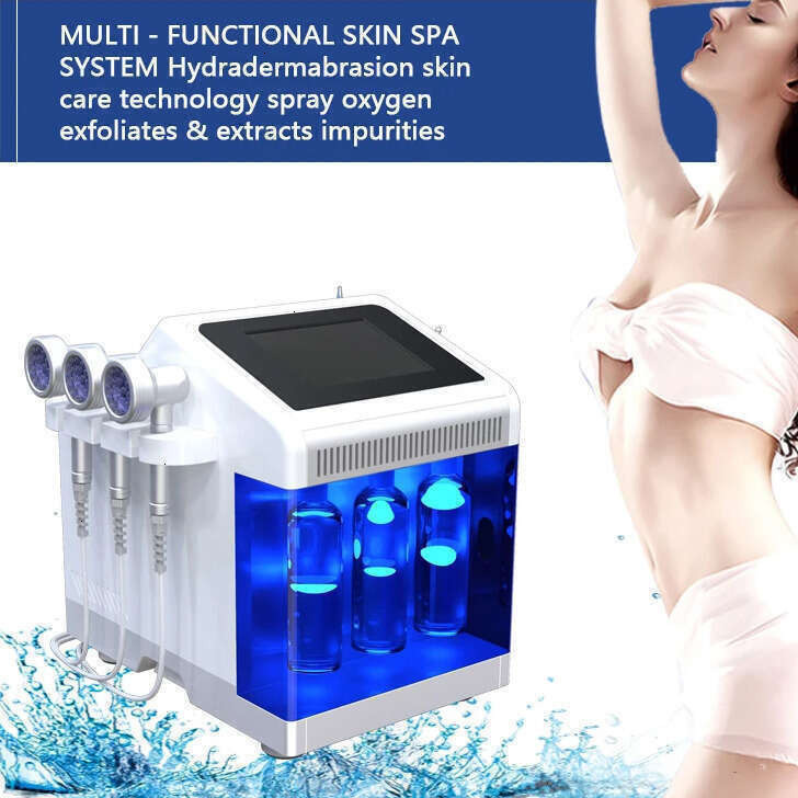 Upd Top-Ranking Portable 7 In 1 Facedermabrasion Aqua Oxygen Jet Skin Rejuvenation Faceting Bio Acne Scar Repairing Exfoliating Instrument With 3 PD