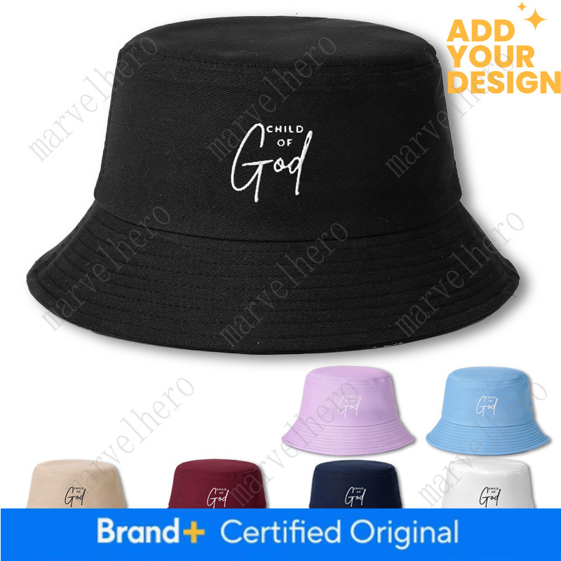 New Spring Summer Sunshade Outdoor Casual Embroidered CHILD OF God Fisherman For Men And Women Protection Sun Hat