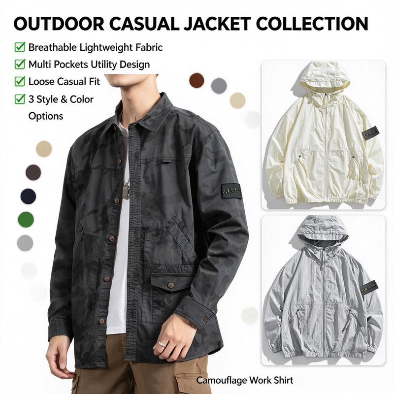 stone Jumper Men Stone Hooded Cargo Women Long Sleeve Sweatshirt Casual Brand Pullover Hood Jacket Black Daily Outdoor Loose Streetwear Top df