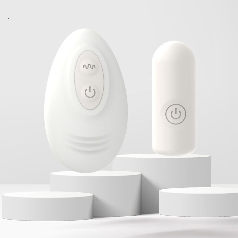 n Device Rechargeable Vibrating Bullet Wireless Remote Control Female Masturbator Wearable Vibrator Adult butt plug body massager Sex T BA12