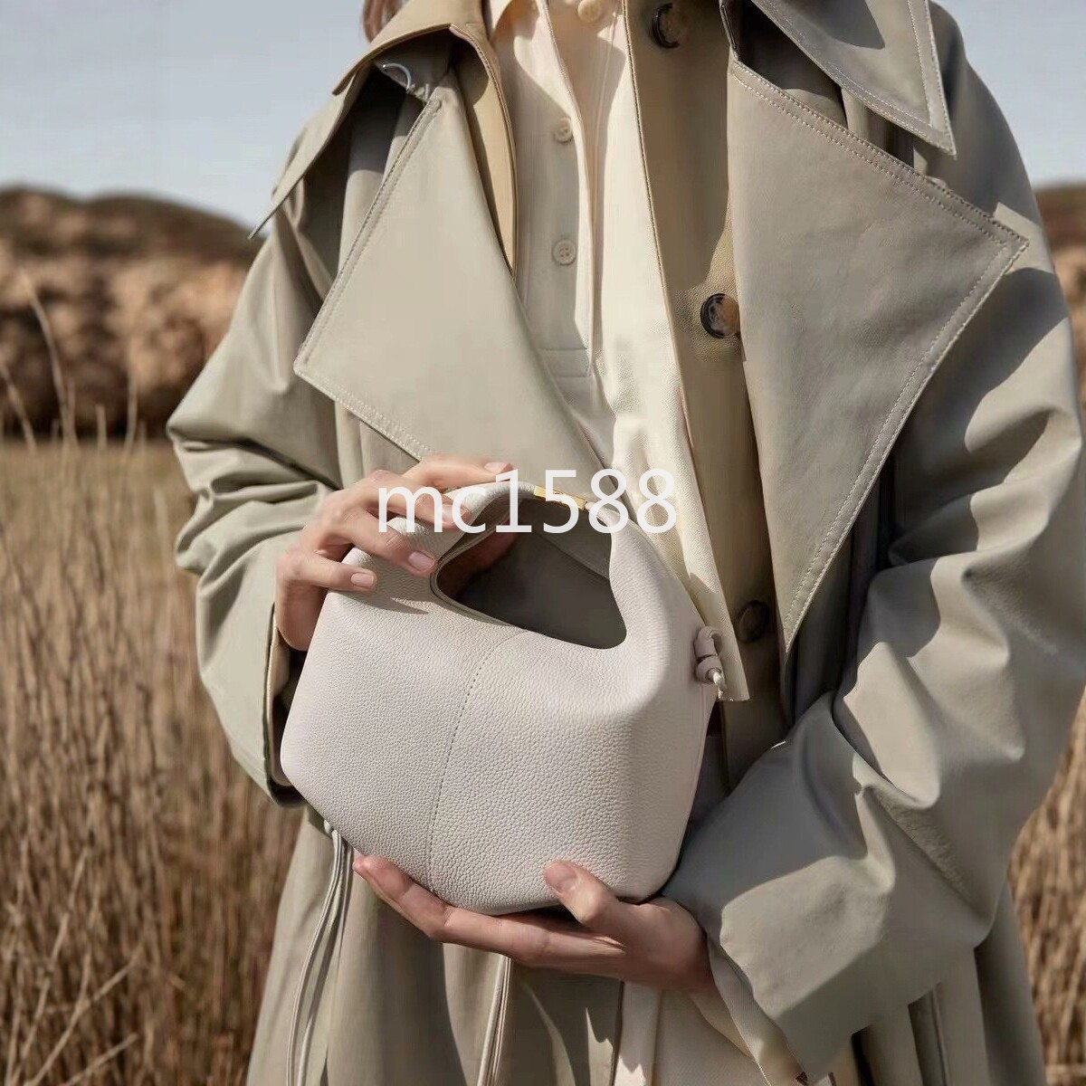 New Arrival Ladies Bucket Handbag, High Quality Faux Leather Hobo Bag, Detachable Crossbody Strap, Fashion Top Handle Purse FH10-A