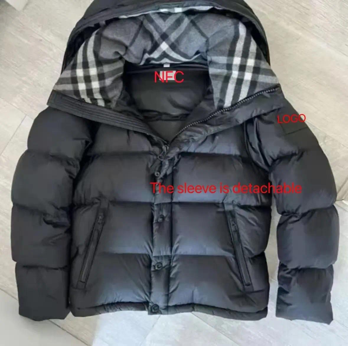 New winter designer men's jacket, fashionable hooded thick down jacket, men's and women's windbreaker jacket, thick warm clothing, up