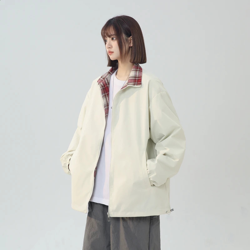 2026 Autumn Women Jacket Windbreaker Lihgtweight Breathable Y2K Hip Bomber Coats Fall Trench Woman Coat Soft Femme Jacket Unisex 261015