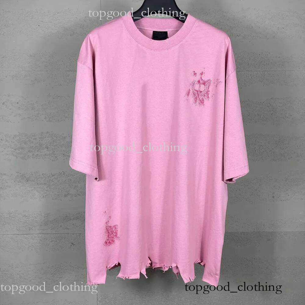 New blinciaga T Shirts Shirt Designer Ba len ci aga T Shirts Breathable cotton plus size top tees Fashionable casual luxurious Men's Clothing B