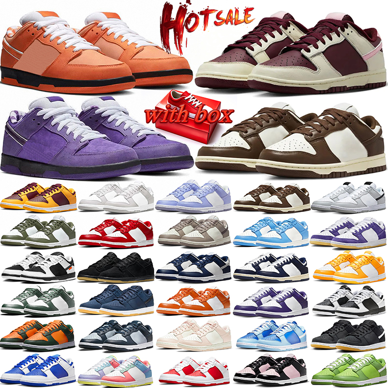 Free shipping with box low top outdoor casual sports sneakers white black grey fog university blue running shoes for men women US5.5-11