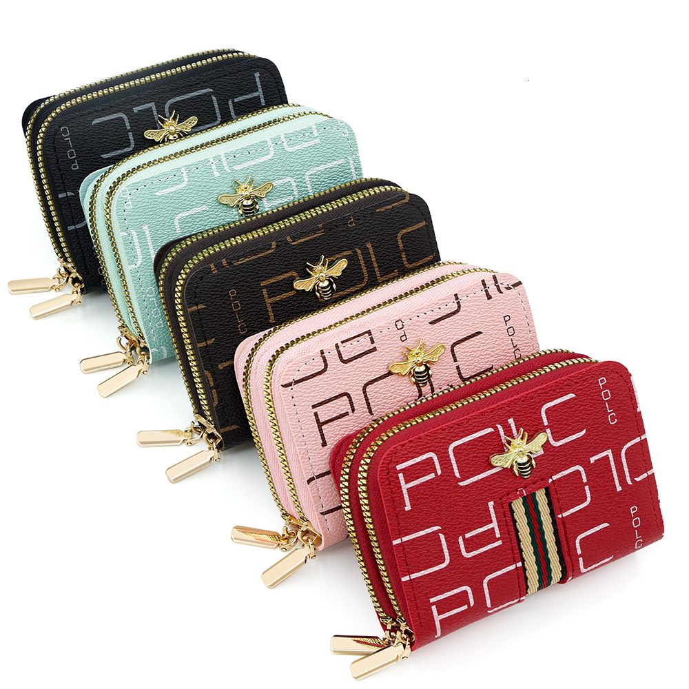 Luxury Brand Designer Bag High-End Double-Zipper Bag, Large-Capacity, Popular Online Style Card Holder, Coin Purse, For Men And Women, Car Key Bag L