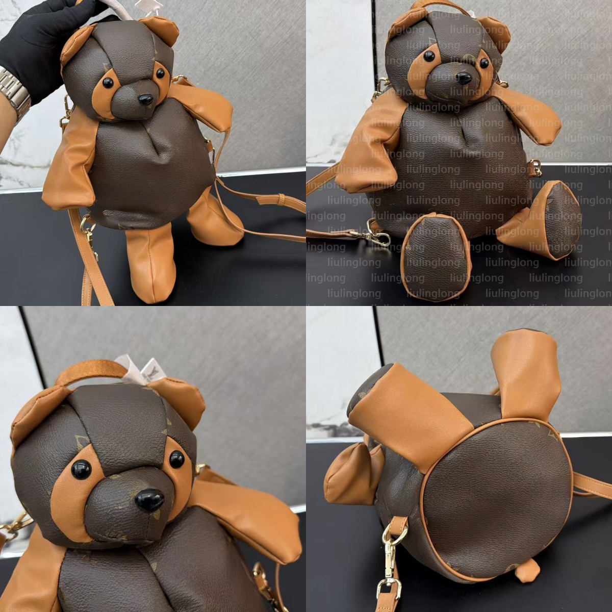 Designer Panda Backpack Special Shaped Backpack Cute Toy Cartoon Backpack Luxury Women Handbag Fashion Decorative Bag Travel Bag