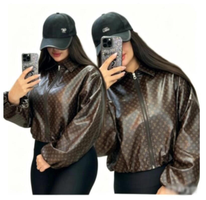Women Leather Jacket Motorcycle Brand designer jackets Coat Casual Lady Lapel Zipper Clothes women Short PU Jacket