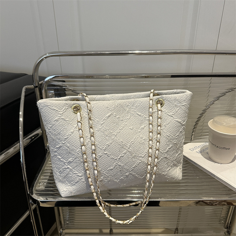 Luxury Brand Designer Bag High-Value Fashion Chain Shoulder 2025 Summer New Niche Design Versatile Ins High-End Tote Bag