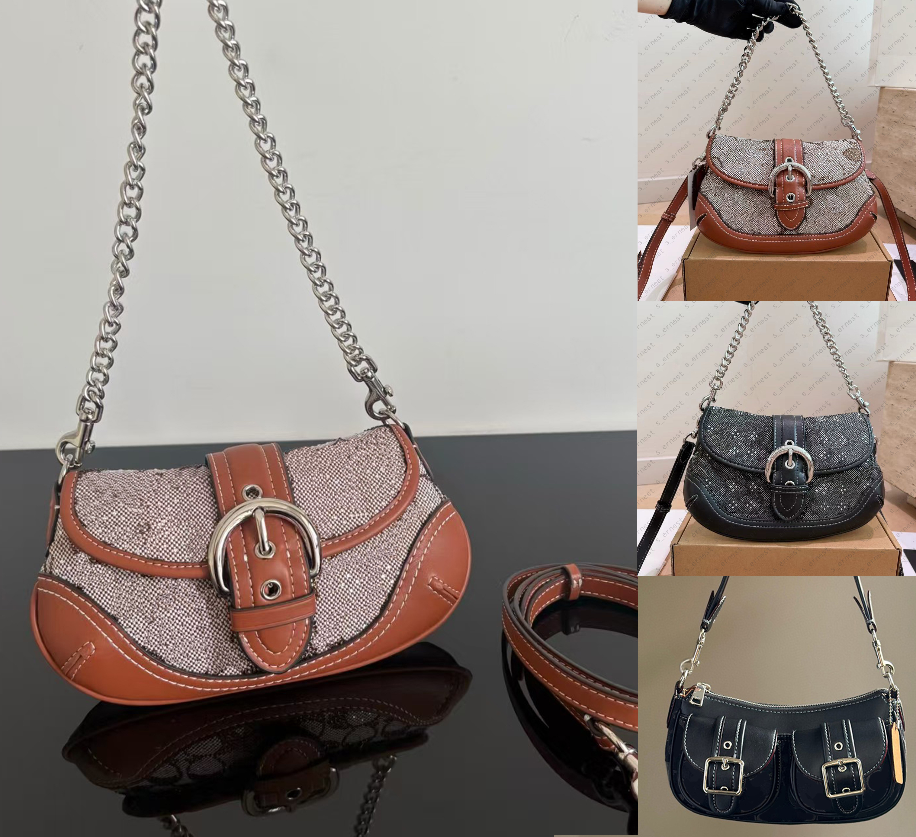 Designer bag women luxury bag tote soho bag Underarm Shoulder Bag Diamond saddle bag Available in Leather multi color Hot sale