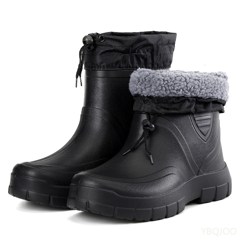 Winter Warm Unisex Ankle Boots Men's Outdoor Waterproof Snow Men Plus Size shoes Thick Sole Nonslip boot Zapatos Homme y260917