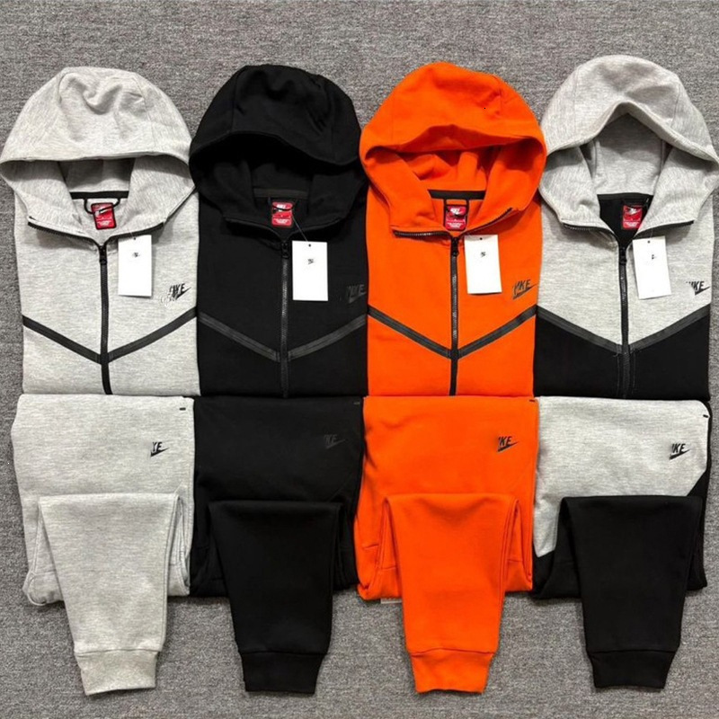 Cross-border Windbreaker Nk Spring and Autumn Heavyweight Knit Hooded Sports Windproof Versatile Casual Luxury goods designer Running Jacket Sweatsh