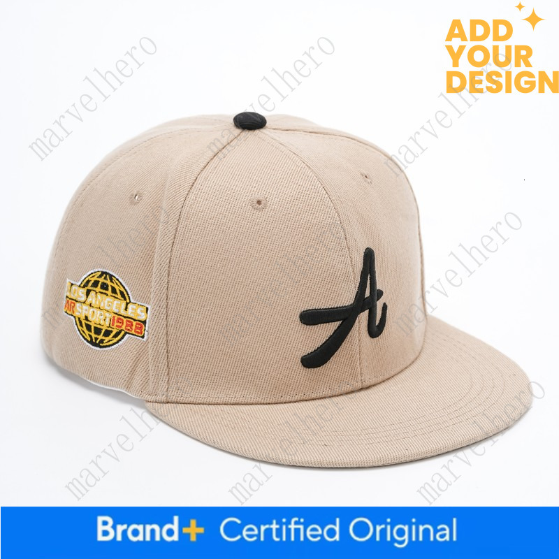 Cross Border Spring Summer Flat Brim Hip Hop Baseball With Letter A Embroidery Fashionable Street Dance Trucker Cap Duckbill Cap