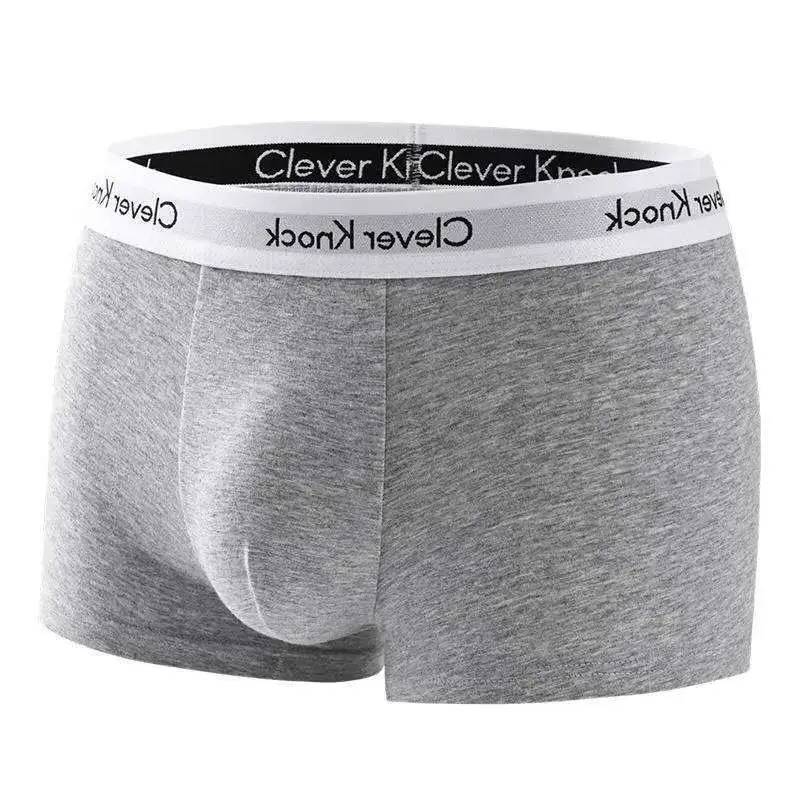 Men's Underwear 1Pcs Boxer Shorts briefs Men's Underwear Sexy Panties Cotton Solid Man Underpants Male Boxers Homme U Convex Lingerie Free