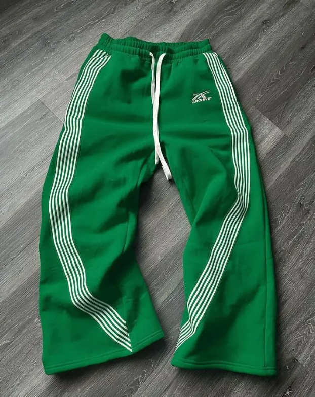 Y2k Fashion Stripes Pants New American Retro Hip Hop Men Women Jogger Drawstring Sweatpants Oversize Cargo Trousers Streetwear