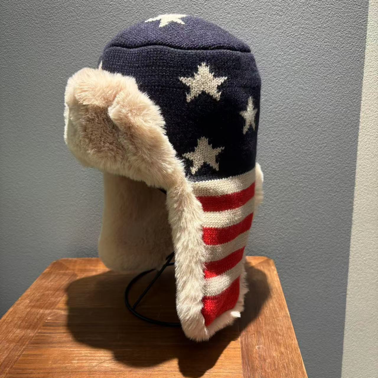 Luxury Cap Brand Designer Hat Luxury Cap Brand Designer Hat Luxury Cap Brand Designer Hat New High-End Knitted Autumn Winter Round-Top Lei Feng Hat,