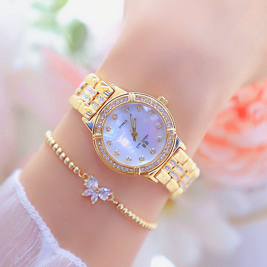 st-Selling Direct Sale From Manufacturer, Fashionable Chain Watch, Light Luxury Foreign Trade quartz Brand, Mother-Of-Pearl ljh321