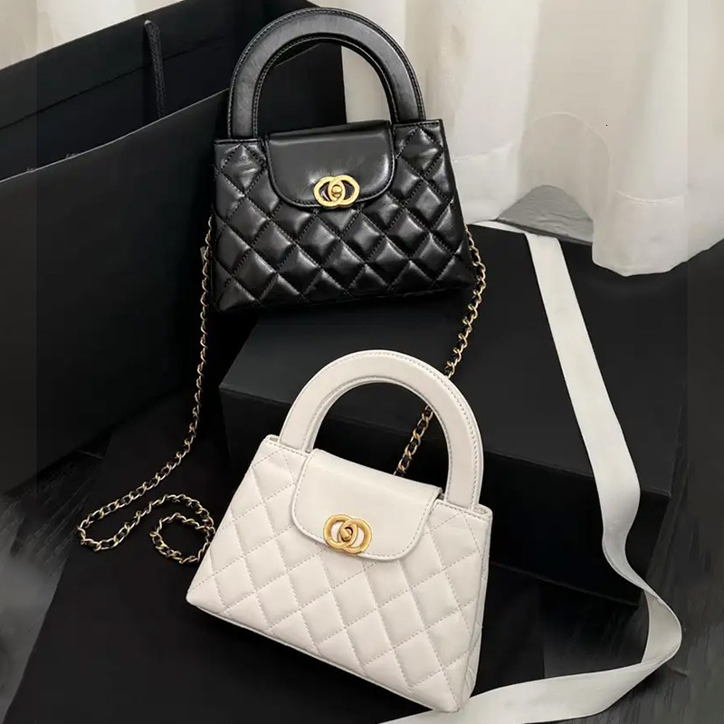 High Quality Designer bag Luxury bag CC Bag Shoulder Bag Luxury Classic Crossbody Bag Caviar Mesh Bag Leather Metal Letter Underarm Bag Small Golden