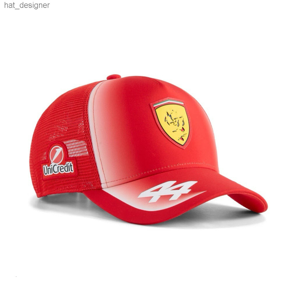 wholesale Gorra Scuderia Ferraris 2026 Charles Leclerc Roja F1 Racing cap Lewis Hamilton Designer Baseball Men Brand Snapback Womens Denim Splicing