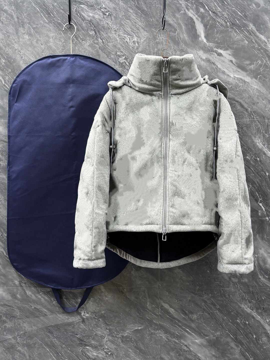 Manteau d'hiver à capuche épais et chaud à col montant, adapté aussi bien aux hommes qu'aux femmes