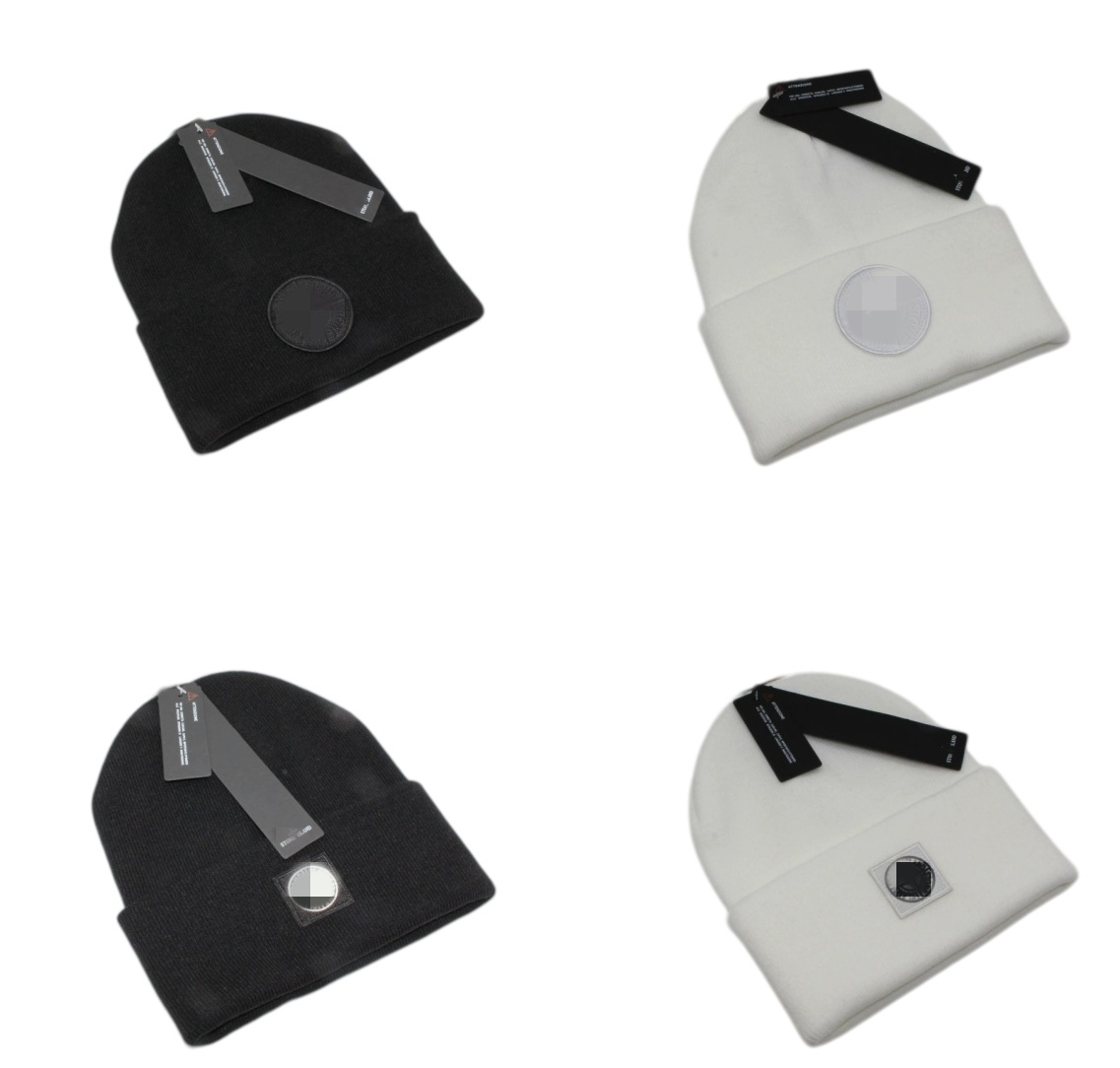 Italy Brand Compass Logo Sstone Unisex Beanie Designer Man Woman Winter woolen Skull Hat Cotton Knitted Hat Lady Skiing Hiking Outdoor Jogging Coupl