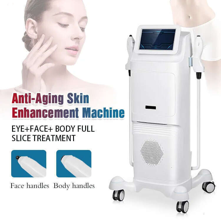Professional 2 In 1 Monopolar RF Thermal Face & Body Contouring Skin Tightening Device Anti-Wrinkle & Cellulite Reduction Eye Care Body Slimming Mac