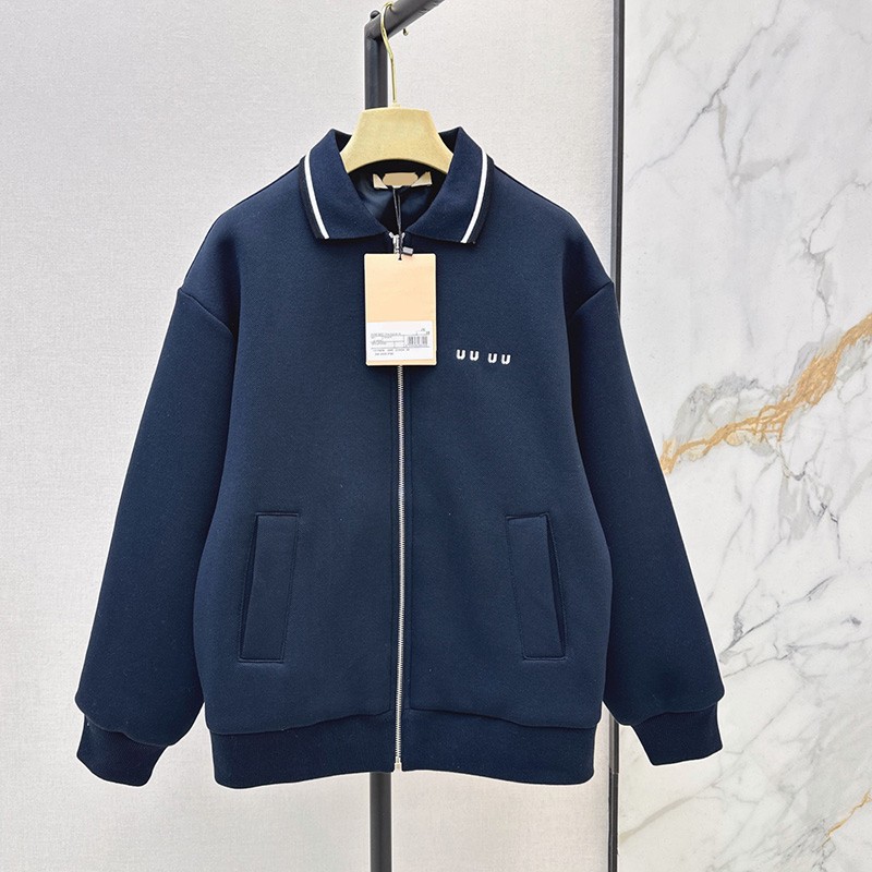 Vintage Baseball Jacket Designer Women Lapel Collar Casual Windproof Coats Autumn Winter Street Style Y2K Bomber Coat