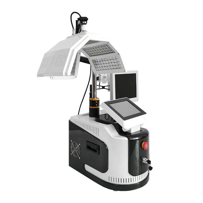 650nm Low Level Laser Hair Growth Device featuring 262 Diodes in a Hands Free Scalp Skin Care Configuration for Red Light Hair Care Routines