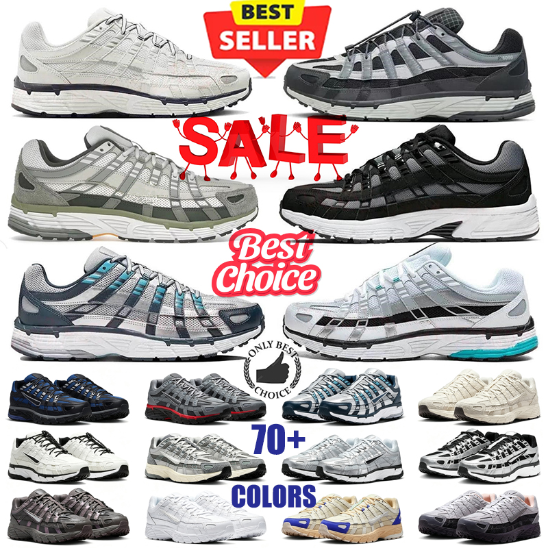 Millennium Retro Style Running Shoes Mens Womens p6000 Premium White Black Olive Green Navy Blue Metallic Silver Racing Blue Sneakers 36-45.