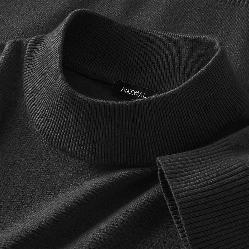 Mock Mens Animal Neck Game Casual Woolen Sweater Half Turtleneck Pullovers Sweaters Knitwear Men's Cold Blouse Outdoor Coats M261016