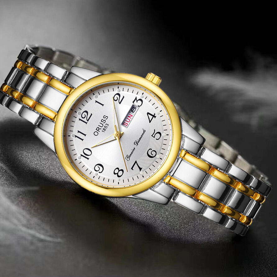 ng Internet Celebrity Hot-Selling Digital Simple Women's For Middle-Aged And Elderly With Steel quartz Band, Calendar, Wate ljh456