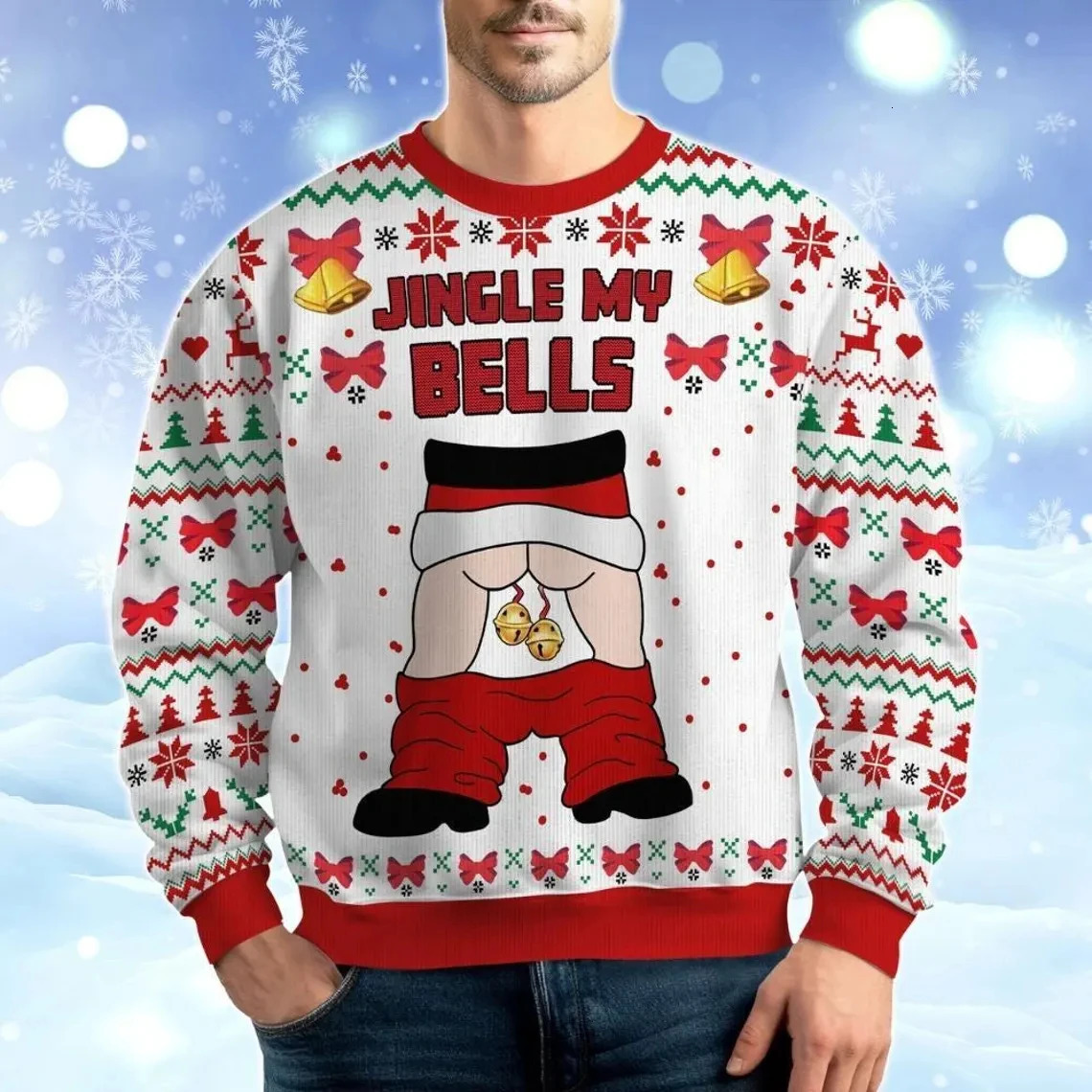 2026 Casual Ugly Sweater Party Christmas Gift Santa Claus Graphic Pullover Mens 3d Printing Funny Sweatshirts Autumn Hoodies 261019