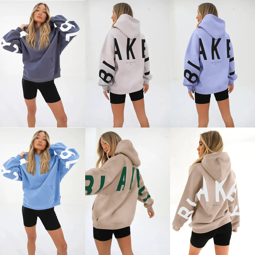 2026 Blakeleyhoodie Designer Autumn Pullover Women's Long Sleeve Sweatshirt New Fashionable Letter Print Hoodie Thickened And Versatile Blakele