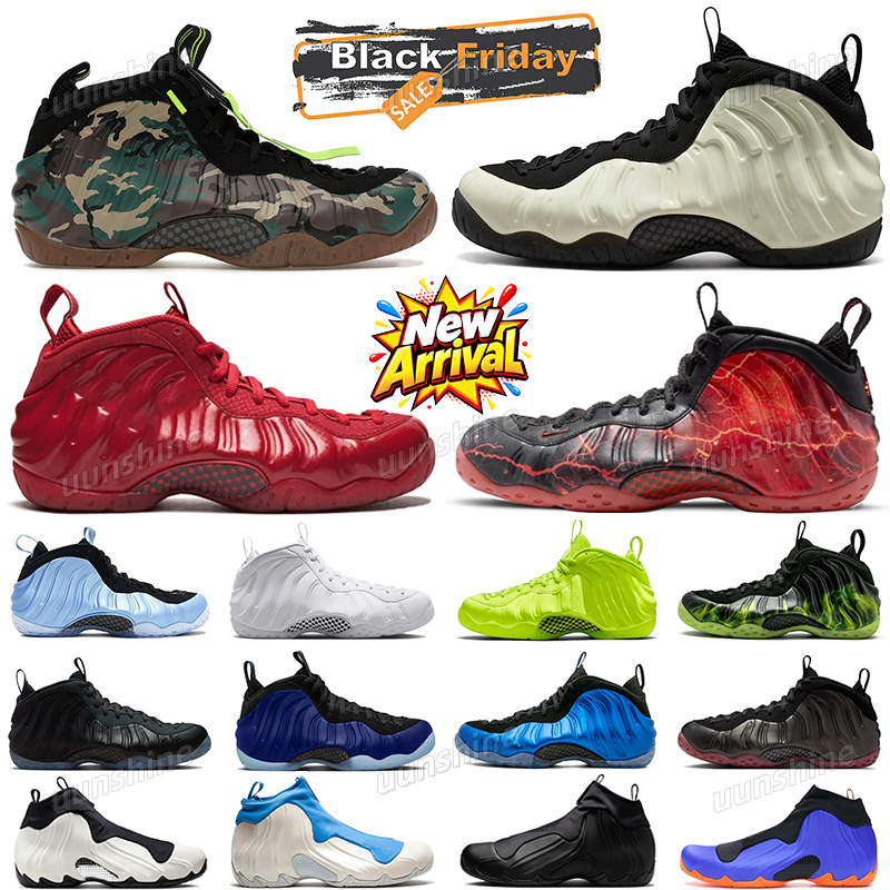 foam met doos Basketbalschoenen voor heren Glow In The Dark Trophies Green Galaxy Camo University Blue Carbon Fiber Cough Drop Deep Roya Heren Train