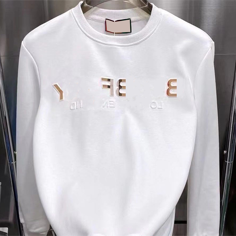 Plus Size Men's Hoodie Designer Men's Sweatshirts Cotton Pullover Sweatshirt With 3D Monogrammed Long Sleeve Jumper Sweat Shirts Black ove