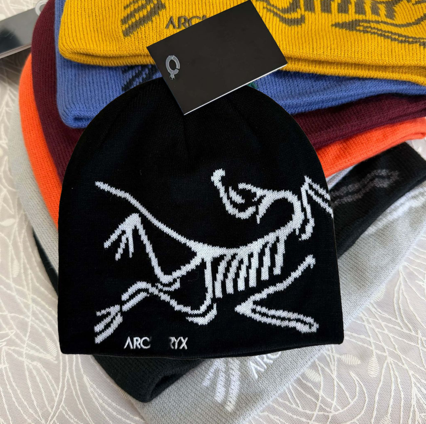 Designer Arc Beanie Knit Hat, Arc Grotto Toque Cold Hat, Satoro Merino Men's and Women's Merino Wool Yarn Hat, Warm Hat X9936